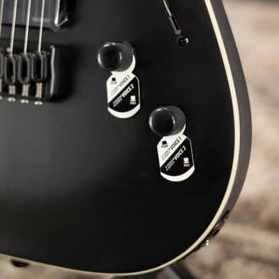 Schecter C-1 SLS Elite Evil Twin Electric Guitar - Satin Black image 11
