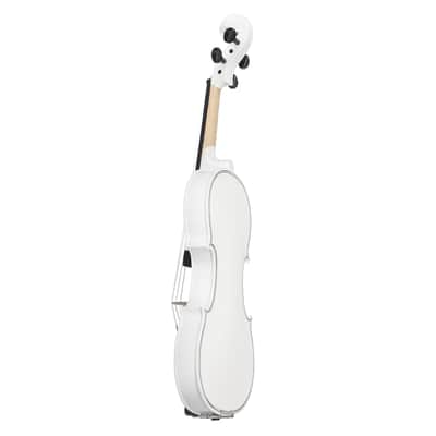 🎅🎄 For Pros and Beginners! Arctic White Violin +Case/Bag +Bow +Wax image 6