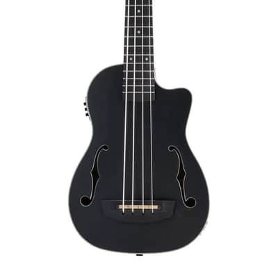 Kala U-Bass Journeyman Mahogany - Black - With Case image 1