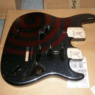 Warmoth Double Neck S/P-Style Guitar/Bass Body 2023 - Cerberus Flake image 1