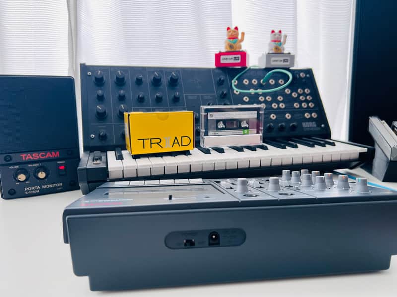 Serviced TASCAM Porta 03 mkII Ministudio 4-Track Cassette Recorder
