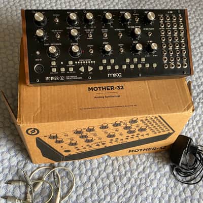 Moog Mother-32 Tabletop / Eurorack Semi-Modular Synthesizer 2015 - Present - Black image 1