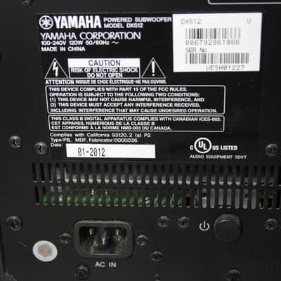 *Yamaha DXS12 Powered Subwoofer, 12" Active Sub Woofer 950W D-XSUB* image 5
