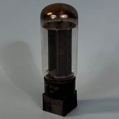1950s Sylvania 5U4GB Vintage Black Plate Halo Getter Rectifier Tube!T395 image 4