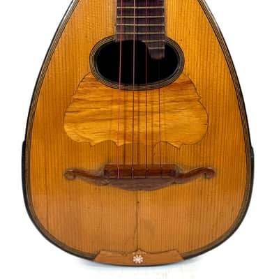 Brescia Mandolin “Estudiantina G. Colombo” Label 1890s / 1900s image 2