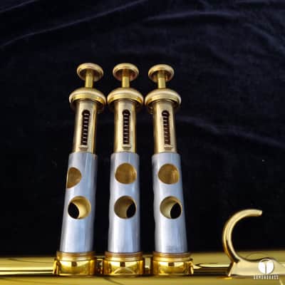Jerome Callet SIMA by Kanstul USA GOLD LACQUER trumpet gamonbrass image 18