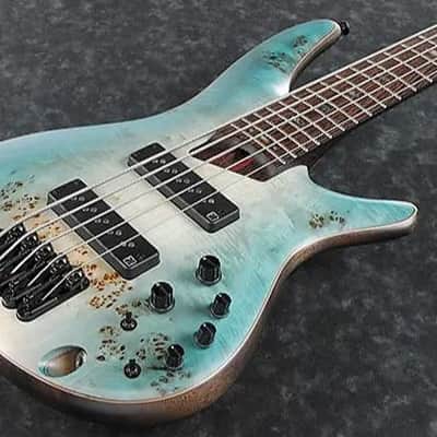 Ibanez SR1605B-CHF Premium Soundgear 2020 - 2023 - Caribbean Shoreline Flat image 2