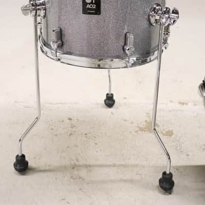 Sonor 3pc Martini Drum Kit Set Titanium Quartz 14/13/8" image 8