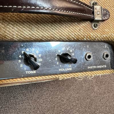 1957 Vintage Fender Tweed Princeton Combo Amp 5F2 image 4