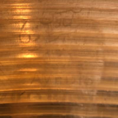 Sweet Sounding Zildjian Avedis 1950’s-1960’s 20” ride cymbal - Great tone! image 2