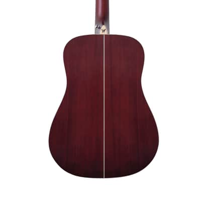 Washburn DFBDA Deep Forest Burl Collection Dreadnought Acoustic Guitar-Amber Fade Gloss image 6