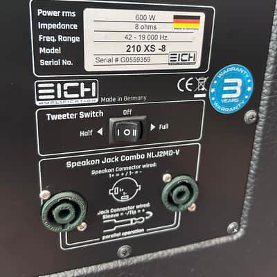 Eich amp 210XS8 image 3