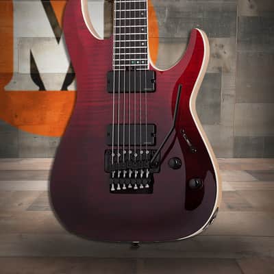 Schecter C-7 FR SLS Elite - Blood Burst (1374) image 1
