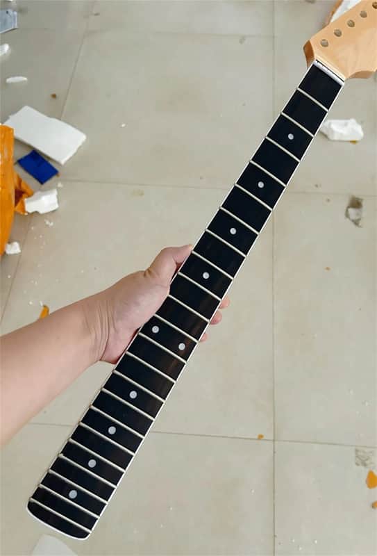New Maple Rosewood 22 Fret 27 inch Baritone guitar Neck Gloss 42 mm Nut image 1