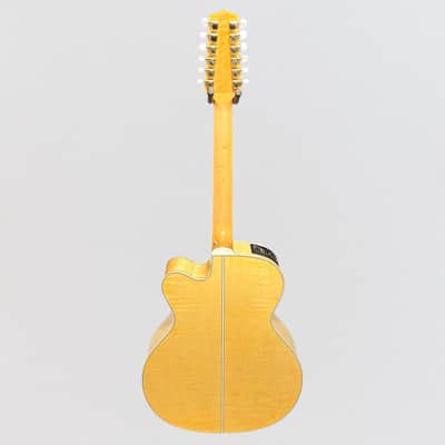 Takamine GJ72CE-12 G Series Jumbo Cutaway 12-String Acoustic Electric Guitar - Natural image 11
