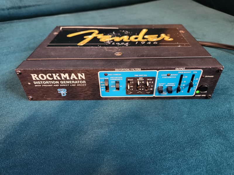 SR&D Rockman Distortion Generator RockModule 1987 - 1991 - Blue image 1