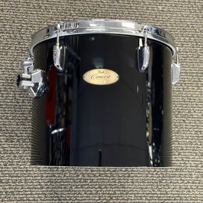 Used Pearl PTE Concert Series 13" x 11" Tom, Midnight Black image 1