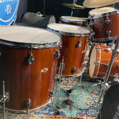 Elvin Jones', Elvin Jones Jazz Machine, Camco 5-Piece Drum Set, 18", 18", 16", 13", 12", Stunning! 1977-1978 - Mahogany image 24
