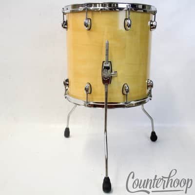 *Gretsch 14x14" Floor Tom Drum Natural Catalina Club 7Ply Mahogany image 3