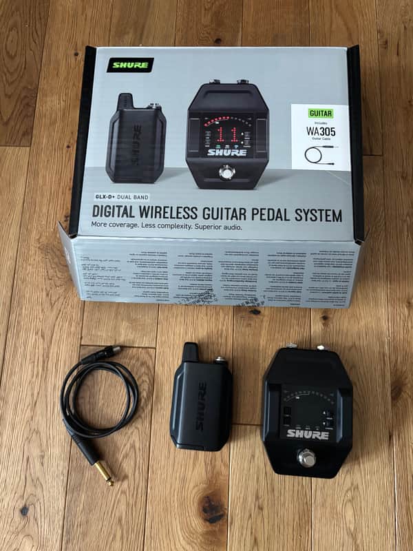 Shure GLXD16+ Wireless Guitar Pedal System 2023 - Present - Black image 1