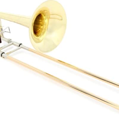 S.E. Shires Joseph Alessi Q Series Artist Model Tenor Trombone - Clear Lacquer image 2