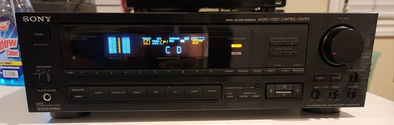 Sony SONY STR-AV770 FM Stereo/FM-AM Receiver 90s  - Black metal image 1