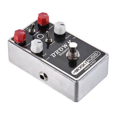 Brown Sound Distortion Effect Pedal Hard Rock 70s 80s metal sound  EQ Pedal image 3
