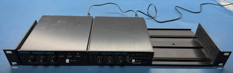 Alesis Micro Gate and Micro Limiter rackmounted image 1