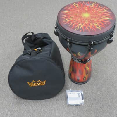 REMO - DJ-0014-30D - Remo-Djembe Mondo 14" Flames with Remo Bag image 2