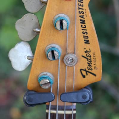 Fender Musicmaster bass 1978 - black image 2