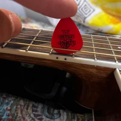 Fender Paramount PM-3 Standard Acoustic Electric Guitar w Strap image 9