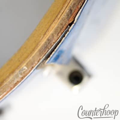 *Ludwig 12x8"Blue Sparkle Concert Tom Drum Vintage 70s Blue/Olive 3Ply MH/Maple* image 9