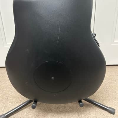 Ovation B778TXB-5-G Pro Series Elite TX Mid-Depth Acoustic 4-String Bass w/Electronics - Satin Black Textured image 6