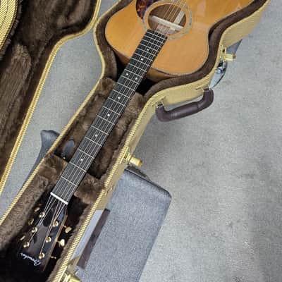 Boucher SG-41 GM Acoustic, w/case, setup review, shirt, strap choice & shipping image 5