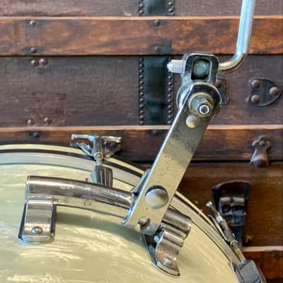 Ludwig White Marine Pearl 1960's -4 Piece Drum Set  W/ Jazz Festival SD image 24