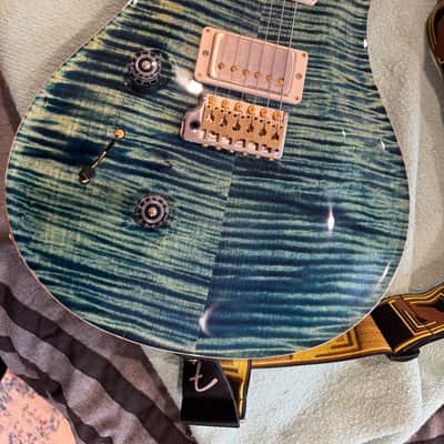2023 PRS Custom 24 Wood Library River Blue image 3