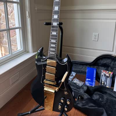 2020 Gibson Kirk Douglas SG Custom - Ebony Black image 3