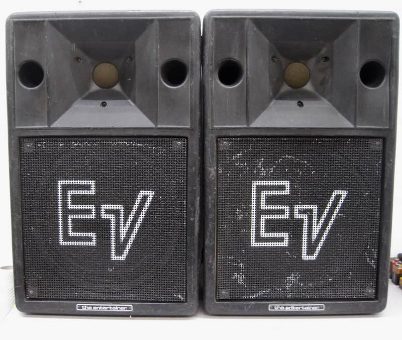 Electro-Voice Pair of Vintage EV100S Tapco Portable PA Speakers