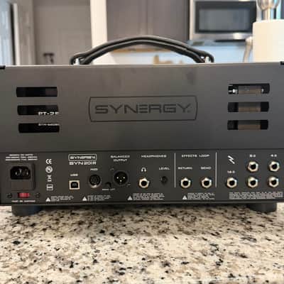 Synergy SYN-20IR 3-Channel 20-Watt Modular Guitar Amp Head 2025 - Present - Black image 2