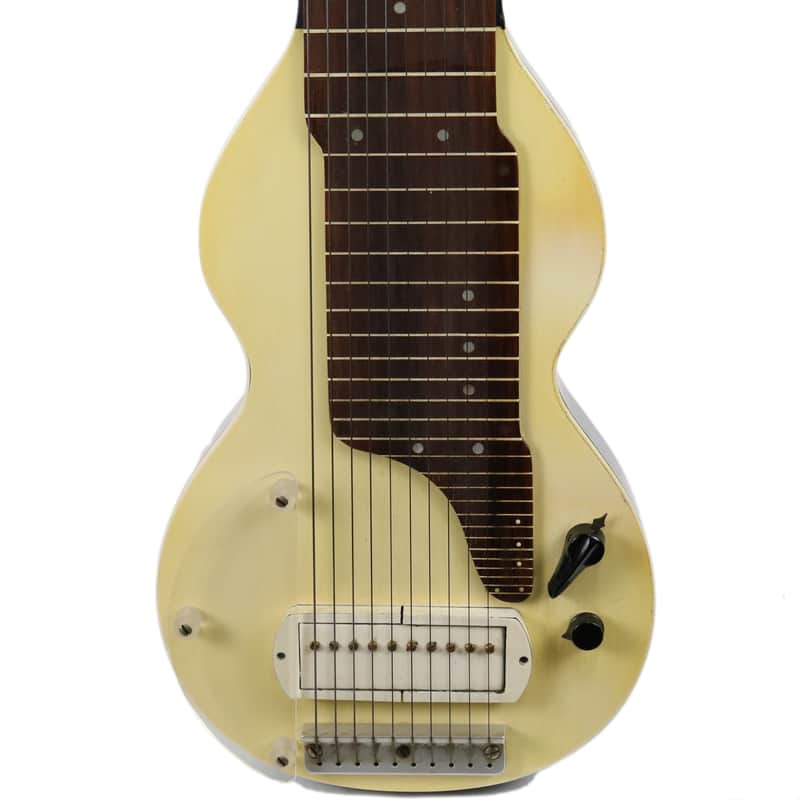 Vintage 1940?ÇÖs Epiphone Eddie Alkire Eharp 10 String Lap Steel Guitar image 1