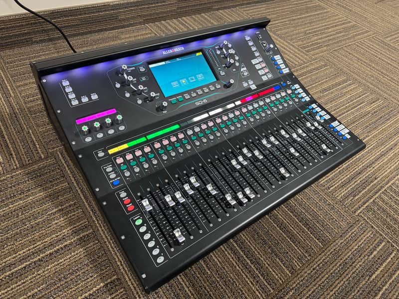 Allen & Heath SQ-6 48-Channel Digital Mixing Console 2017 - Present - Black image 1