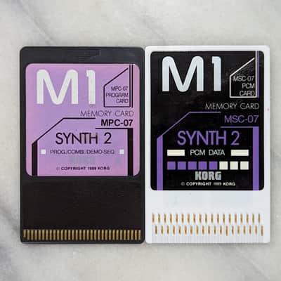 Korg M1 Synth 2 MPC-07 ROM Memory Cards image 1