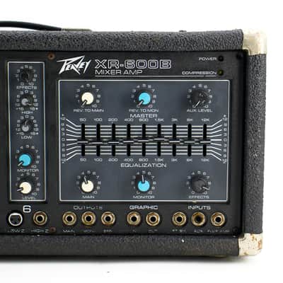 Used AS/IS Peavey XR-600B 6-Channel Powered Mixer image 3