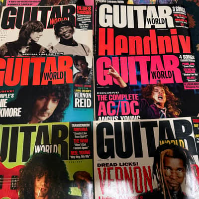 21 Guitar world Magazines - 1990-1993 image 4