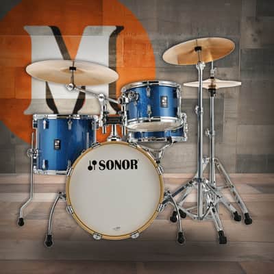 Sonor AQX Jazz Set Blue Ocean Sparkle (AQX-JAZZWMBOS) image 1