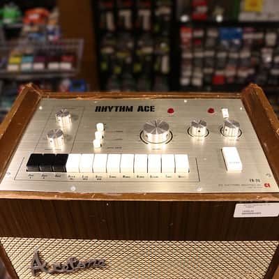 Ace Tone FR-20 Rhythm Ace 1960s - Silver / Wood image 3