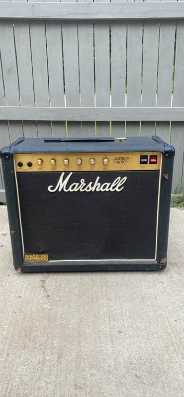Marshall JCM 800 Lead Series Model 4010 50-Watt Master Volume 1x12 Combo 1980s - Black image 1