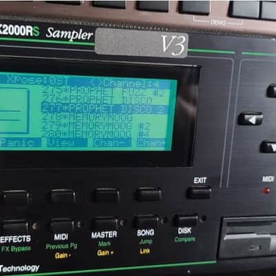 KURZWEIL K2000RS V3 Rackmount Workstation Synthesizer Sampler Digital I/O Sound Module VINTAGE SYNTH image 4