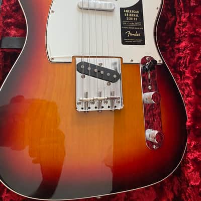 Fender TELECASTER 2021 - American Original 60s RW 3 Custom Sunbrust image 6