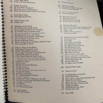 Used 100 Country Western Gospel Favorites Spiral Music Book image 2